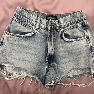 Kittenish Jean Shorts